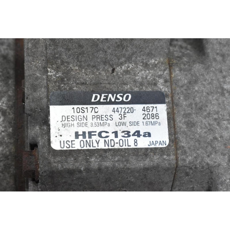 Κομπρεσέρ Aircondition - A/C Ford Maverick - Mazda Tribute 2.3 16V L3 2005-2012 DENSO 10S17C   447220-4671 HFC134a