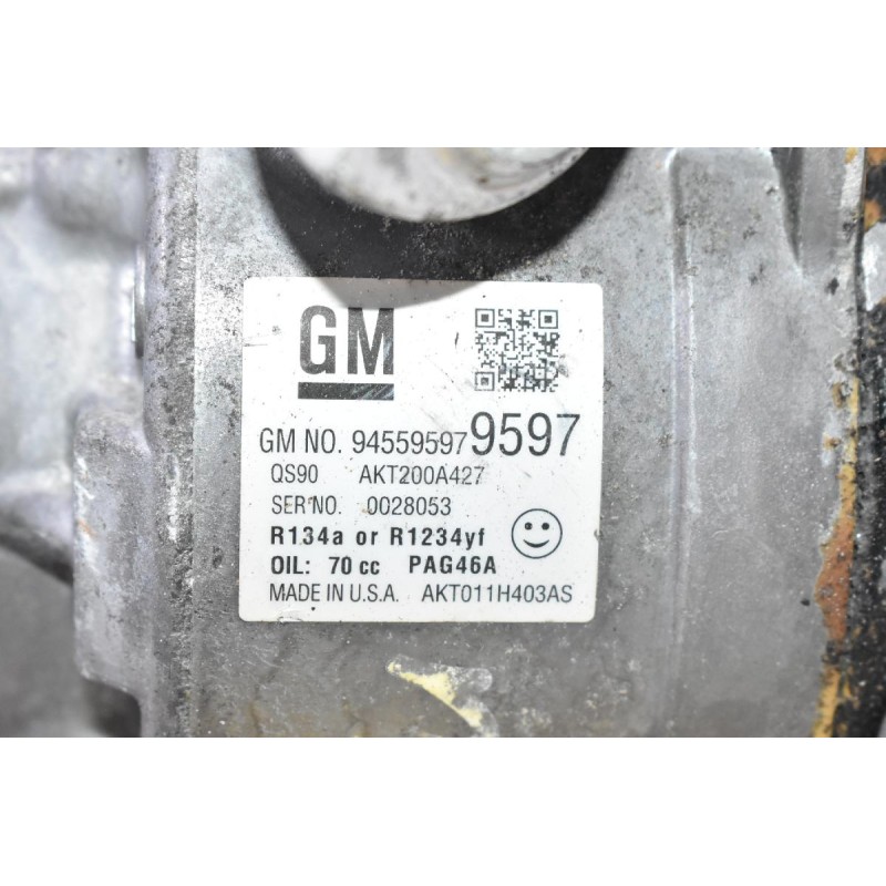 Κομπρεσέρ Aircondition - A/C Opel Mokka / Mokka X 1.6 CDTI 2012-2020 (Γνήσιο) 945595979597 94559597 AKT200A427 AKT011H403AS