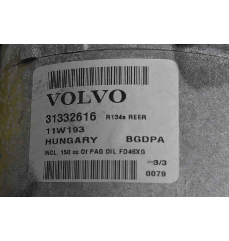 Κομπρεσέρ Aircondition - A/C Volvo V60 / S60 B4164T 2010-2015 31332616