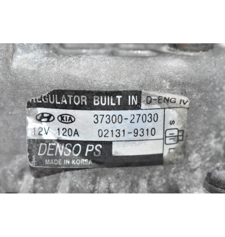 Δυναμό Hyundai Tucson / Sportage D4EB 2002-2010 37300-27030 120A