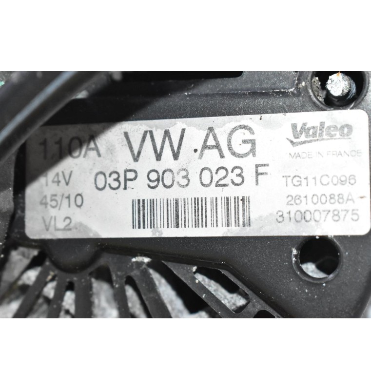 Δυναμός Volkswagen Polo / Seat Ibiza / Skoda Fabia 1.2 Tdi CFW 2006-2015 03P903023F TG11C096 110A