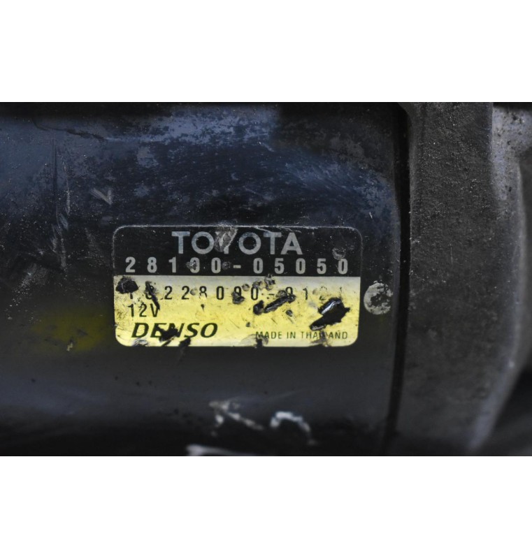 Μίζα Toyota Hilux 2.4 2L 1990-1998 28100-05050 12V (10 Δόντια) (Γνήσια)