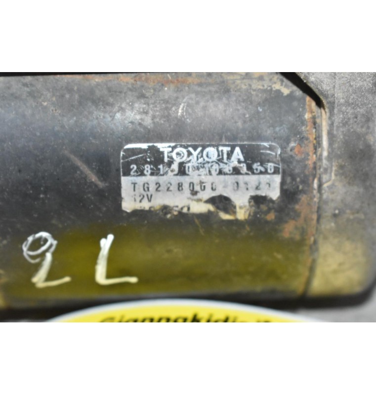 Μίζα Toyota Hilux 2.4 2L 1990-1998 28100-05050 12V (10 Δόντια) (Γνήσια)