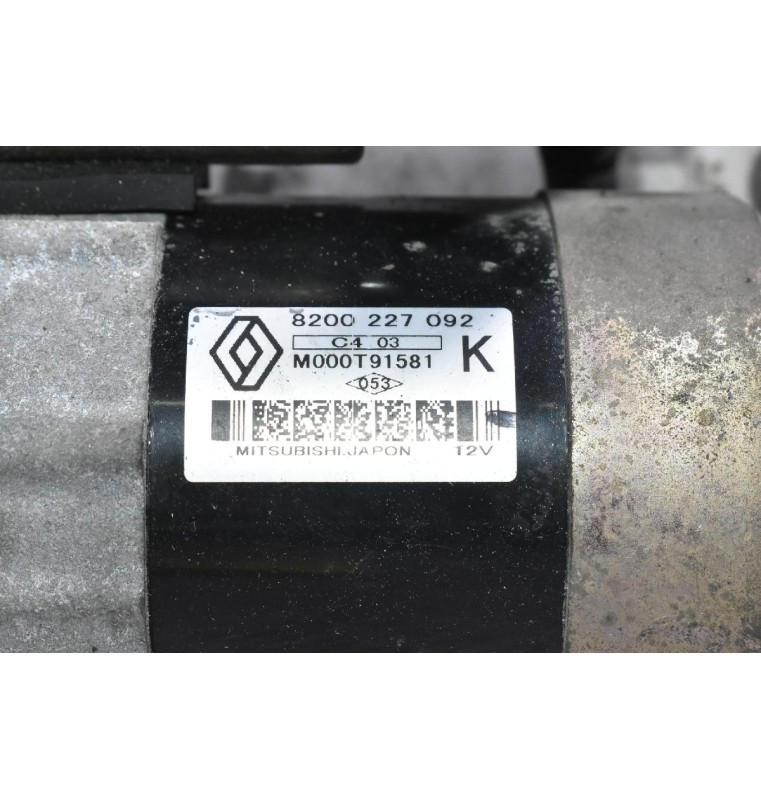 Μίζα Renault Clio - Megane - Scenic 1.5 DCi 2005-2015 8200227092 M000T91581 (Dacia Duster) ( Nissan Qashqai)