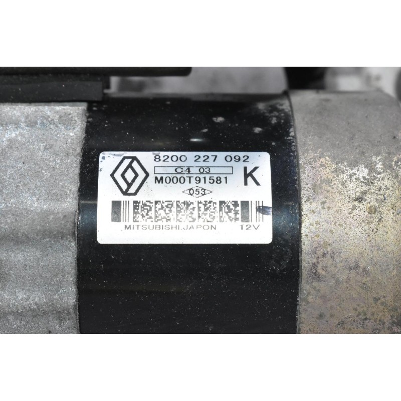 Μίζα Renault Clio - Megane - Scenic 1.5 DCi 2005-2015 8200227092 M000T91581 (Dacia Duster) ( Nissan Qashqai)