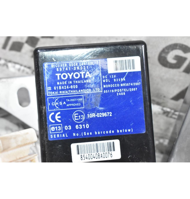 Σετ Immobilizer Toyota Hilux KUN25 2005-2012 89661-0652 89741-0K021 89780-26090 89783-22020