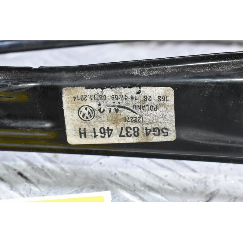 Γρύλλος - Μηχανισμός Παραθύρου Εμπρός Αριστερά Volkswagen Golf 2013-2020 5G4837461H (Γνήσιο)