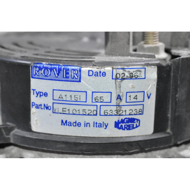 Δυναμό Rover 414 65A 14V 1990-2000 YLE101520 63321238 (Γνήσιο)