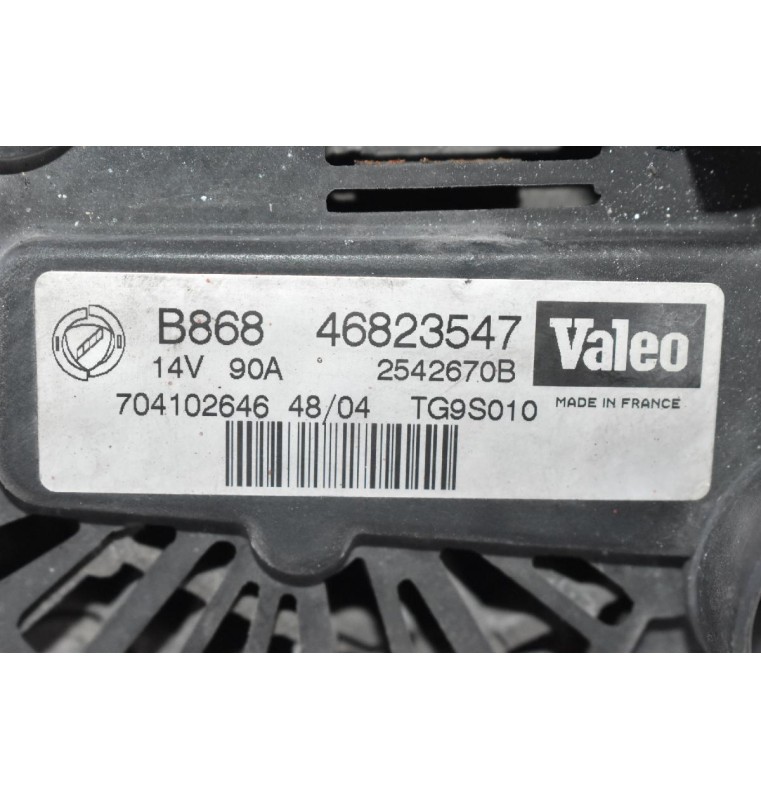 Δυναμό Fiat Panta - Grande Punto - Doblo 1.3 MTJ 90PS 188A8000 2005-2010 14V 90A 46823547 704102646 2542670B