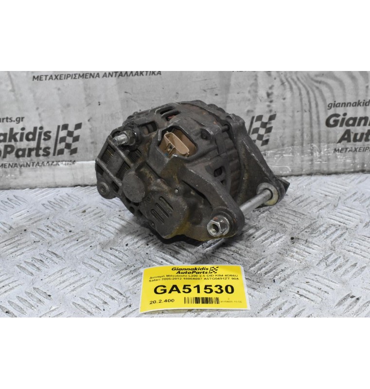 Δυναμό Mitsubishi L200 2.5 DID KB4 4D56U Safari 2005-2012 1800A007 A5TG0491ZT 90A