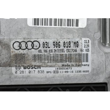 Εγκέφαλος Audi A4 / A5 / A6 / Q5 2.0 TDI CGL 2008-2016 (Γνήσιο) 03L906018MQ 03L906018DN 0281017838 1039S53673