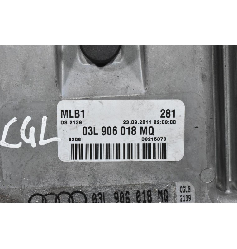 Εγκέφαλος Audi A4 / A5 / A6 / Q5 2.0 TDI CGL 2008-2016 (Γνήσιο) 03L906018MQ 03L906018DN 0281017838 1039S53673