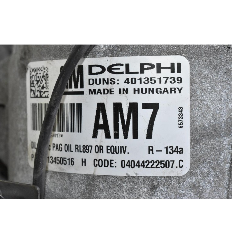 Κομπρεσέρ Aircondition - A/C Opel Astra J 1.6 B16DTL CDTI 2014-2019 DELPHI 401351739 13450516