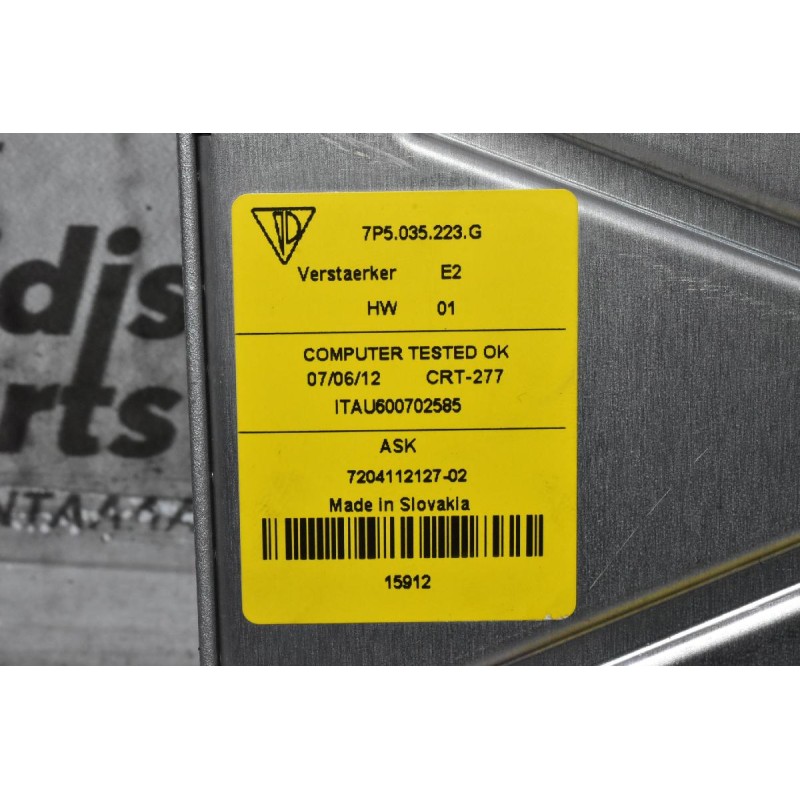 Ενισχυτής Ραδιοφώνου Porsche Cayenne 958 2010-2018 7P5035223G (Γνήσιο)