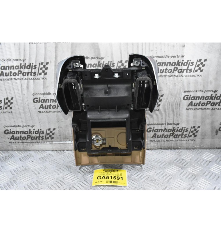 Πάνελ Κονσόλας Με Αναπτήρα Και Αεραγωγούς Porsche Cayenne 958 2010-2018 7P5863440B 7P5819204 7P5819203 (Γνήσιο) (Πίσω Μερος)