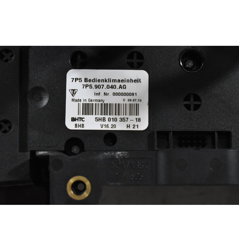 Χειριστήριο Κλιματισμού / Θερμανσης Με Διακόπτες Porsche Cayenne 958 2010-2018 7P5907040AG (Γνήσιο)