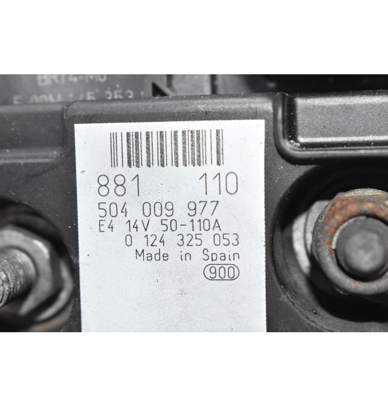 Δυναμό Fiat Ducato 2.3cc MultiJet F1AE 50-110A 2006-2010 504009977 0124325053