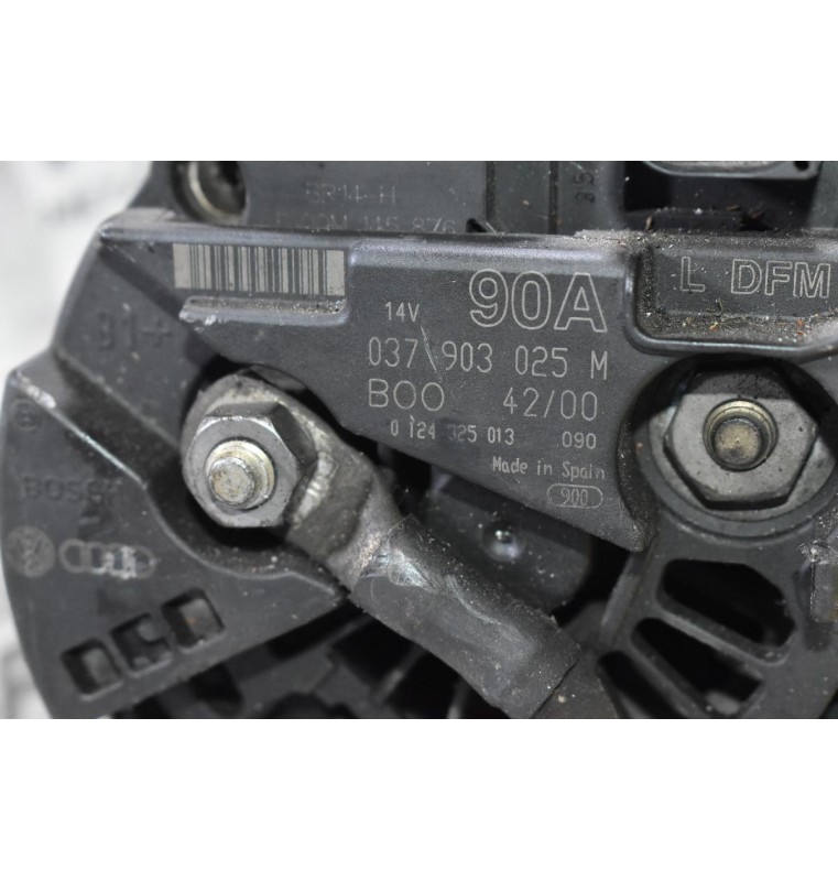 Δυναμό Volkswagen Golf 1.9 TDI 1998-2005 037903025Μ 90A 14V (Audi / Skoda / Seat )