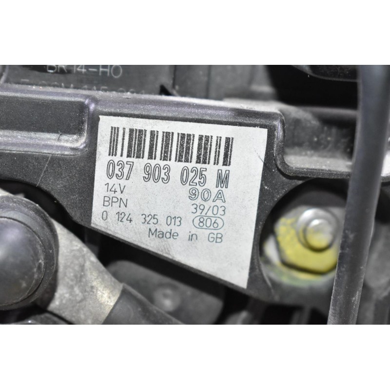 Δυναμό Volkswagen Golf 1.9 TDI 1998-2005 037903025Μ 90A 14V (Audi / Skoda / Seat )