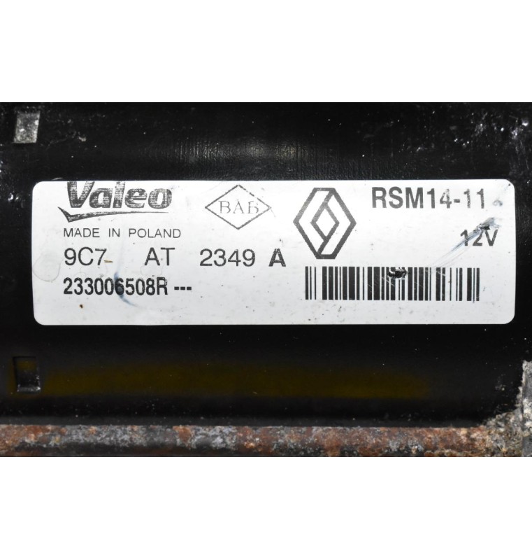 Μίζα Renault Kangoo / Clio / Captur 1.5 dCi K9K 625 2002-2020 2330006508R (Nissan - Dacia)