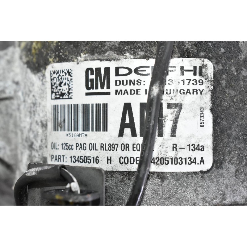 Κομπρεσέρ Aircondition - A/C Opel Astra J 1.6 B16DLT 2009-2015 DELPHI 401351739 13450516