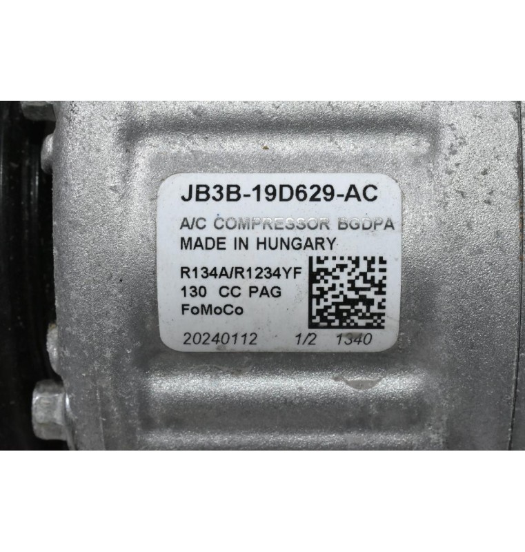 Κομπρεσέρ Aircondition A/C Ford Ranger Raptor 2.0 YN2X / YNWS 250A 12v 2017-2025 JB3B-19D629-AC