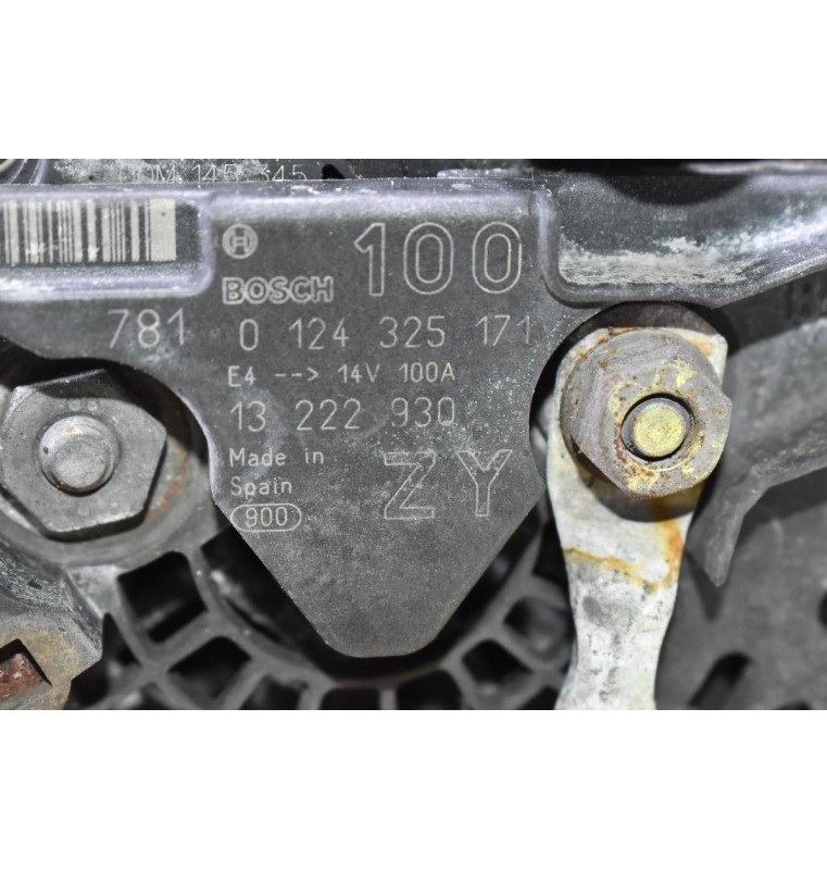 Δυναμό Opel Corsa C 1.4 Z14XEP/Z12 2000-2007 BOSCH 0124325171 13222930 14V 100A