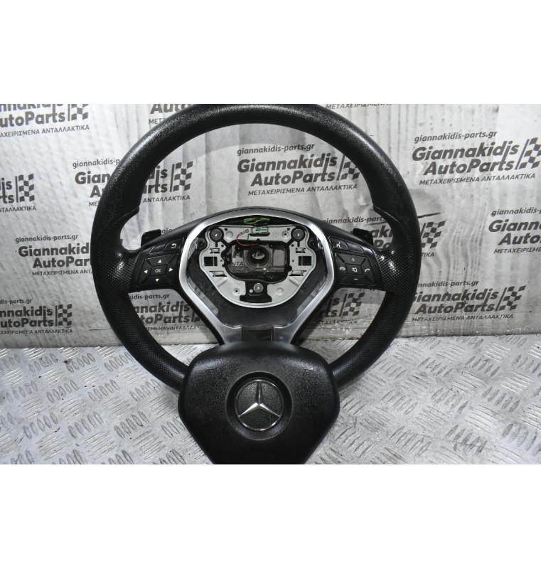 Τιμόνι Με Χειριστήρια Και Αερόσακο Mercedes-Benz W246 W242 W176 W117 W156 2010-2022 A2464603603 3067424 308190395162AC (Γνήσιο)