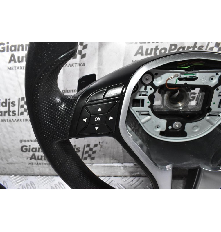 Τιμόνι Με Χειριστήρια Και Αερόσακο Mercedes-Benz W246 W242 W176 W117 W156 2010-2022 A2464603603 3067424 308190395162AC (Γνήσιο)