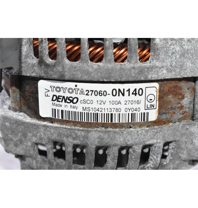 Δυναμό Toyota Yaris - Corolla - Auris 1ND 2005-2012 DENSO 27060-0N140 MS1042113780 100A