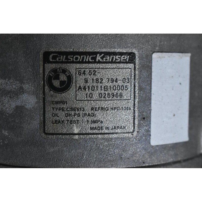 Κομπρεσέρ Aircondition - A/C Bmw 1.6 116i 316i 122PS N43B16 N43B20 2007-2011 CALSONIC 9182794-03 A41011B10005