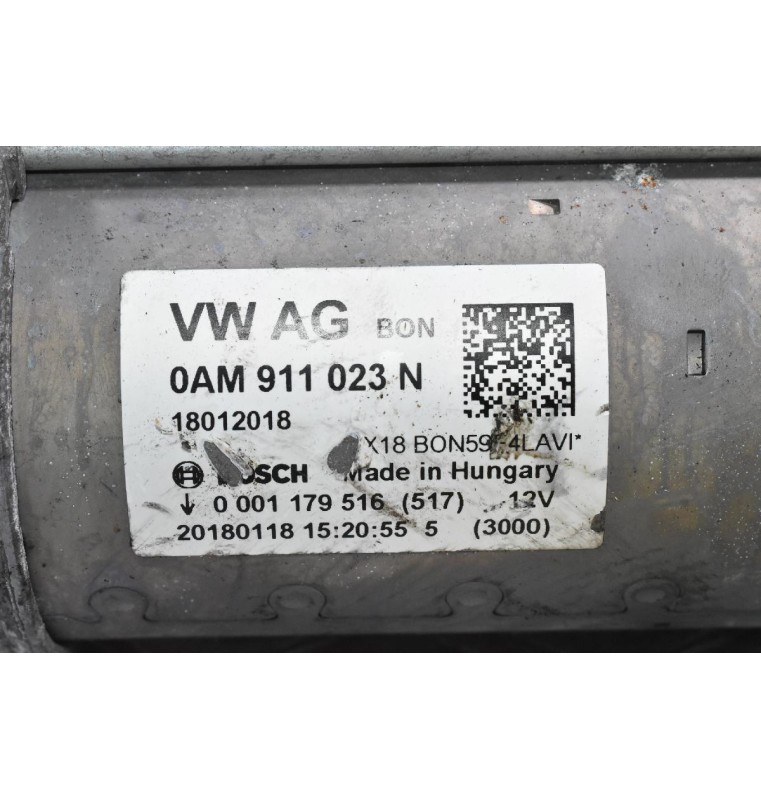 Μίζα Volkswagen Golf 7 / Jetta / Polo / Caddy 1.0 1.2 1.4 TDI/TSI 2010-2019 0AM911023N 0001179516 (Γνήσια) CHZ CXS CZCA CPTA CMBA CHPA) (Seat / Audi A3 A1 Q2 / Skoda Octavia Fabia Kamiq Rapid)