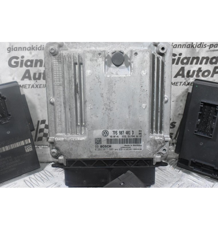 Σετ Immobilizer Porsche Cayenne 958 2010-2020 7P5907401D 0281017906 7PP907279AK 7PP907064EL 7PP907530P 7PP905865F 7PP905852C