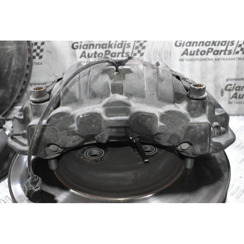 Δαγκάνες Brembo + Δίσκοι Porsche Cayenne 958 2010-2020 7PP615123 (Γνήσια) (Δίσκοι 350x35)