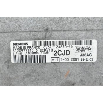 Εγκέφαλος Ford Fiesta 2000-2008 6S61-12A650-FD