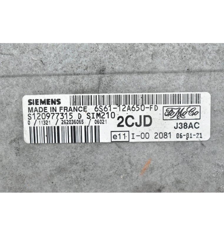 Εγκέφαλος Ford Fiesta 2000-2008 6S61-12A650-FD