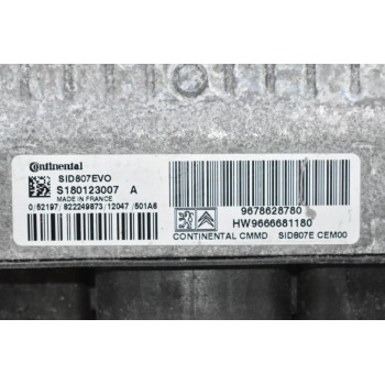 Εγκέφαλος Citroen DS4 1.6 HDI 2007-2020 9678628780 HW9666681180 SID807EVO S180123007 (Peugeot 308 508 3008)