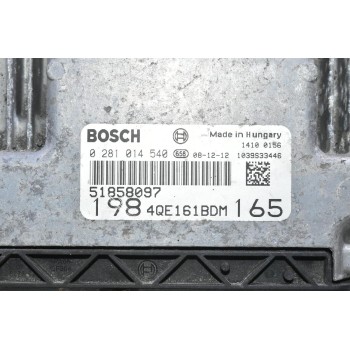 Εγκέφαλος Fiat Bravo 2.0 / 1.9 JTD 2005-2015 51858097 0281014540 1039S33446 (Alfa Romeo 159)