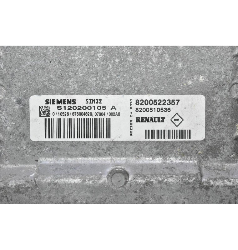 Εγκέφαλος Renault Clio 1.2 2008-2013 8200522357 8200510536 S120200105