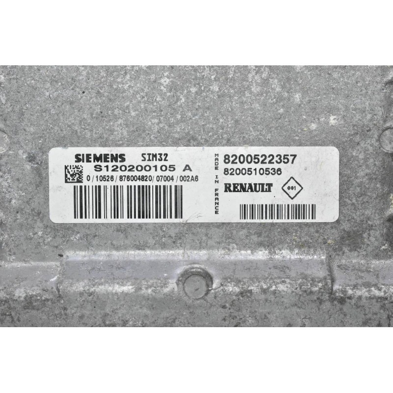 Εγκέφαλος Renault Clio 1.2 2008-2013 8200522357 8200510536 S120200105