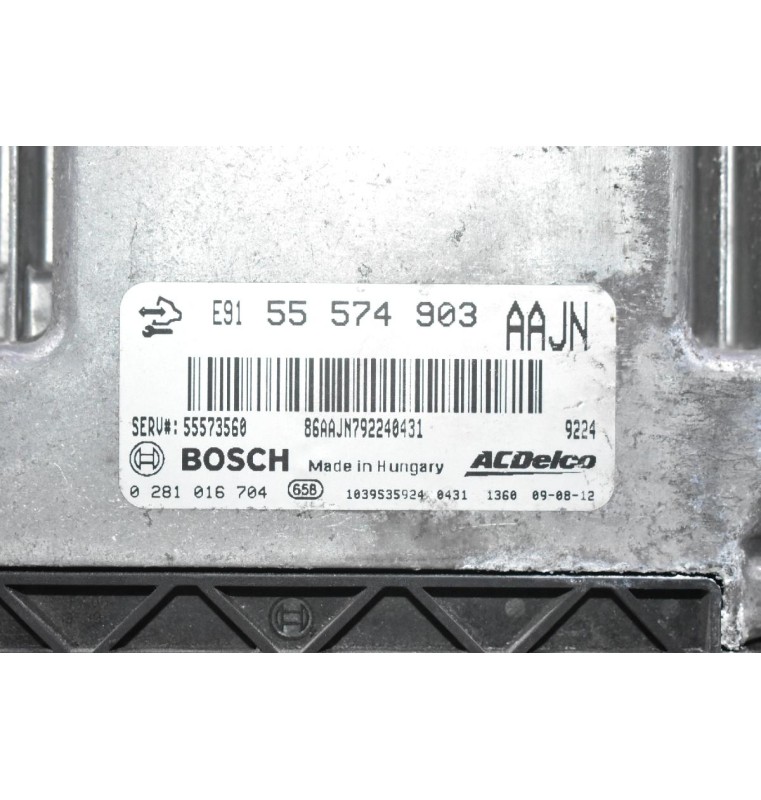 Εγκέφαλος Opel Insignia 2.0 CDTI 2008-2016 55574903 1039S35924 0281016704 55573560