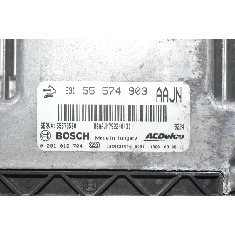 Εγκέφαλος Opel Insignia 2.0 CDTI 2008-2016 55574903 1039S35924 0281016704 55573560