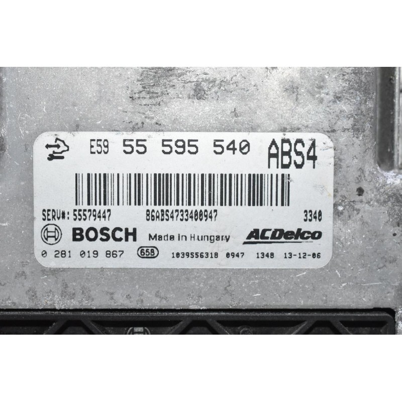 Εγκέφαλος Opel Insignia 2.0 CDTI 2008-2016 55595540 1039S56318 0281019867 55579447