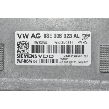 Εγκέφαλος Volkswagen Polo 1.2 2006-2015 03E906023AL 03E906023L 5WP40546 (Seat / Audi / Skoda)