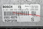 Εγκέφαλος Toyota Yaris 2006-2012 BOSCH 89661-0D270 0261208932