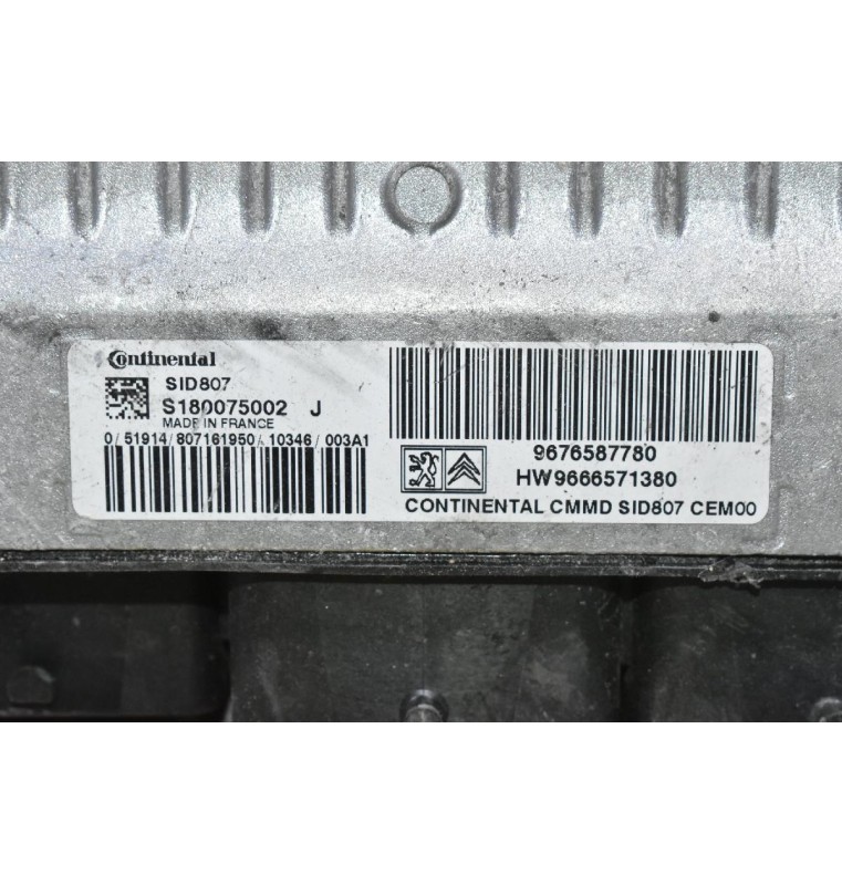 Εγκέφαλος Peugeot 3008 / 5008 1.6 HDI 2010-2022 9676587780 S180075002J SID807