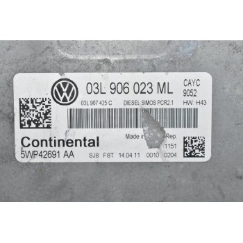 Εγκέφαλος Volkswagen Golf / Touran / Tiguan 1.6 TDI 2004-2014 03L906023ML 03L907425C 5WP42691AA