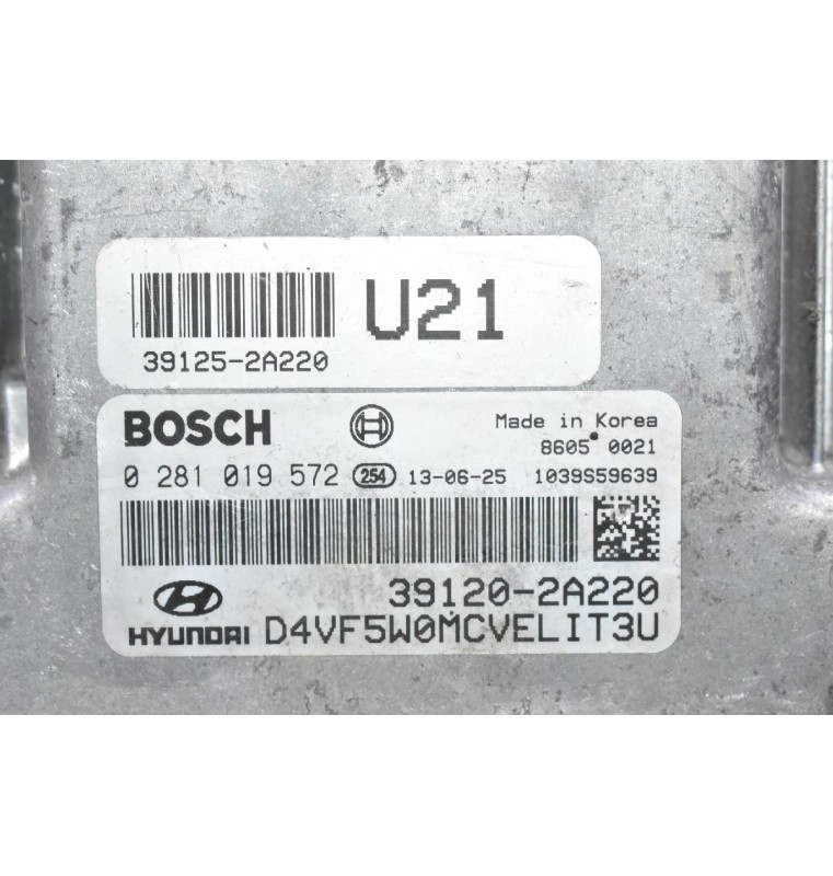 Εγκέφαλος Hyundai i40 1.7 CRDI 2007-2020 BOSCH 39120-2A220 0281019572 1039S59639