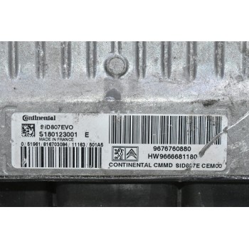 Εγκέφαλος Citroen C4 1.6 HDI 2008-2020 9676760880 S180123001 SID807EVO (Peugeot 508)