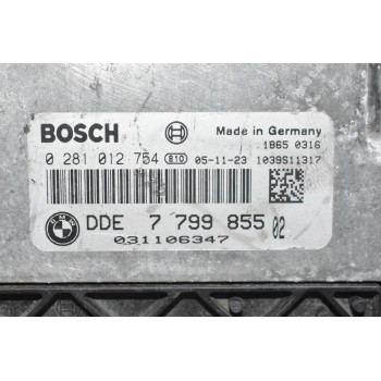Εγκέφαλος Bmw E90 E60 E87 2.0D 2003-2012 DDE7799855 0281012754 1039S11317
